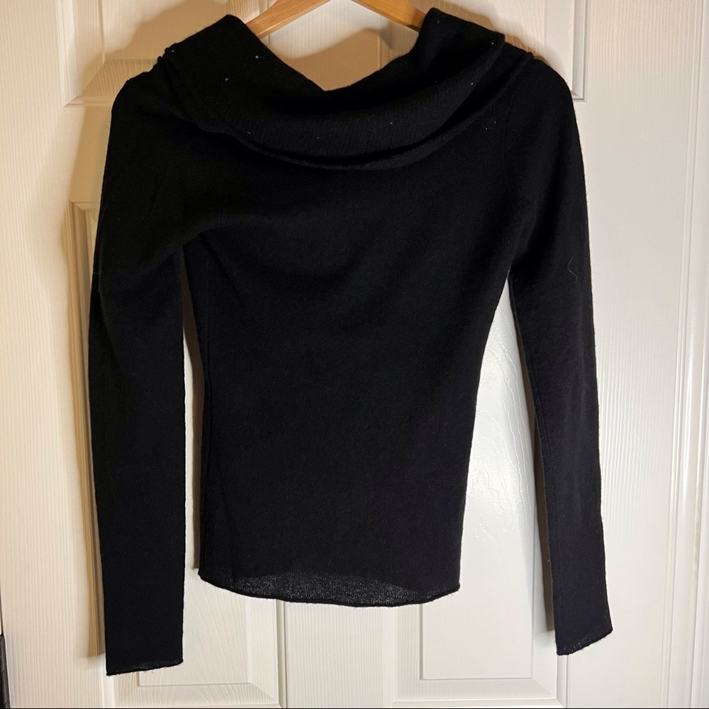 Autumn Cashmere Cowl Neck with Delicate Subtle Jewels. XS. 100% cashmere. New. - Picture 2 of 8
